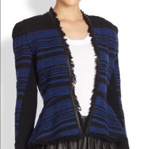 Rebecca Taylor Peplum Tweed Blazer